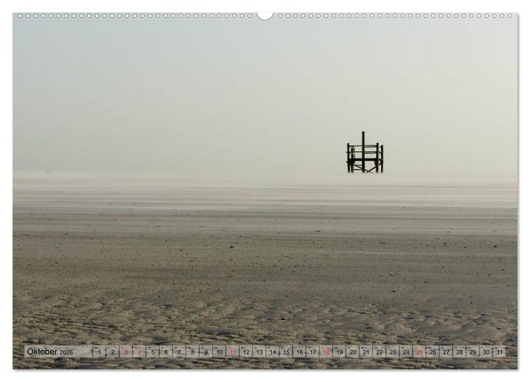 Produktbild: ST. PETER-ORDING PURistisch (hochwertiger Premium Wandkalender 2026 DIN A2 quer), Kunstdruck in Hochglanz