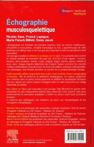 Produktbild: Echographie musculosquelettique