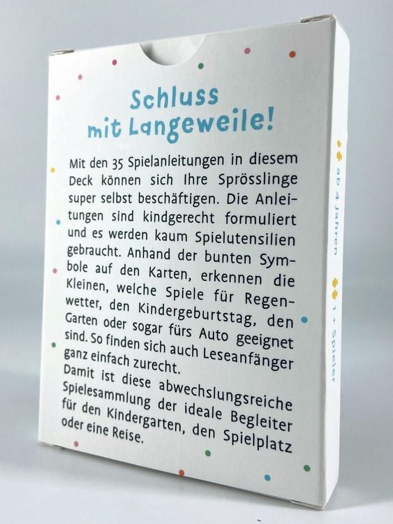 Produktbild: 35 Kinderspiele f&uuml;r drinnen, drau&szlig;en und unterwegs