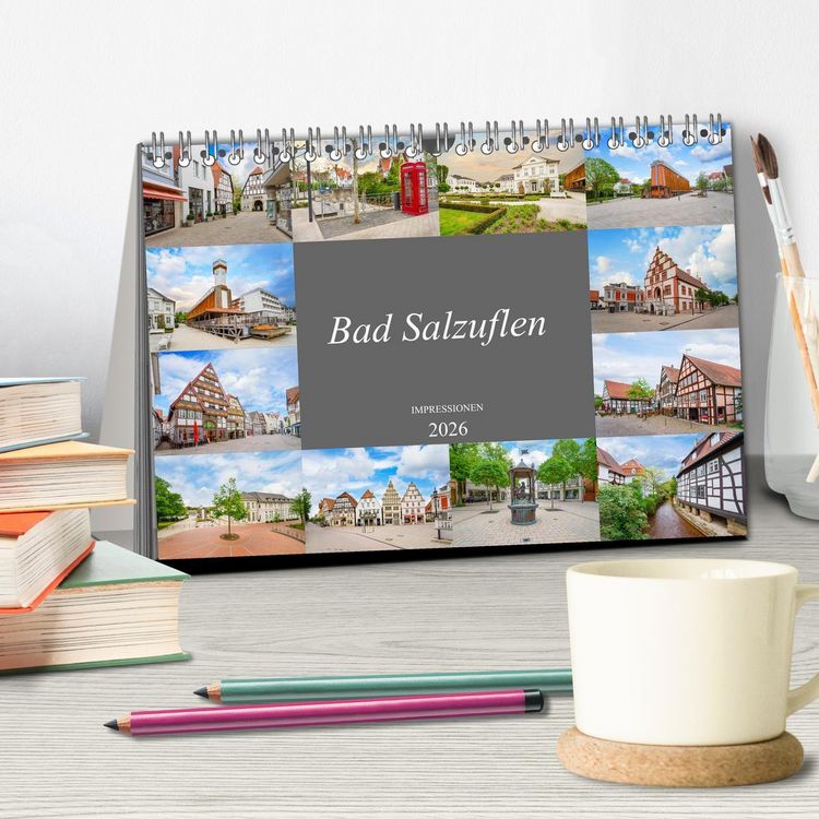Produktbild: Bad Salzuflen Impressionen (Tischkalender 2026 DIN A5 quer), CALVENDO Monatskalender