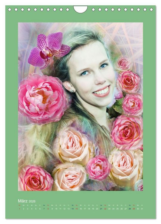 Produktbild: Blumen Melodie (Wandkalender 2026 DIN A4 hoch), CALVENDO Monatskalender