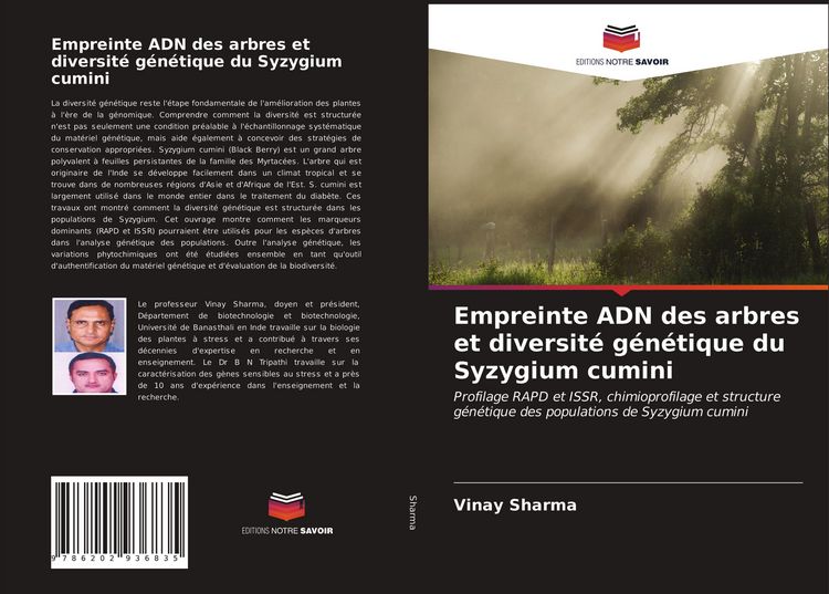 Produktbild: Empreinte ADN des arbres et diversit&eacute; g&eacute;n&eacute;tique du Syzygium cumini