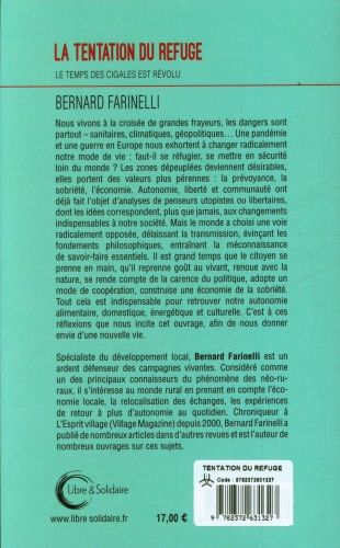 Produktbild: La tentation du refuge : le temps des cigales est r&eacute;volu