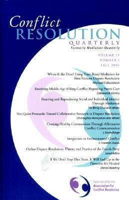 Produktbild: Conflict Resolution Quarterly, No. 1,2001