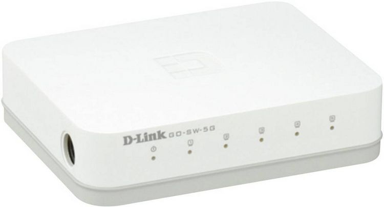 Produktbild: D-Link GO-SW-5G/E GO-SW-5G Netzwerk Switch 5 Port 1 GBit/s