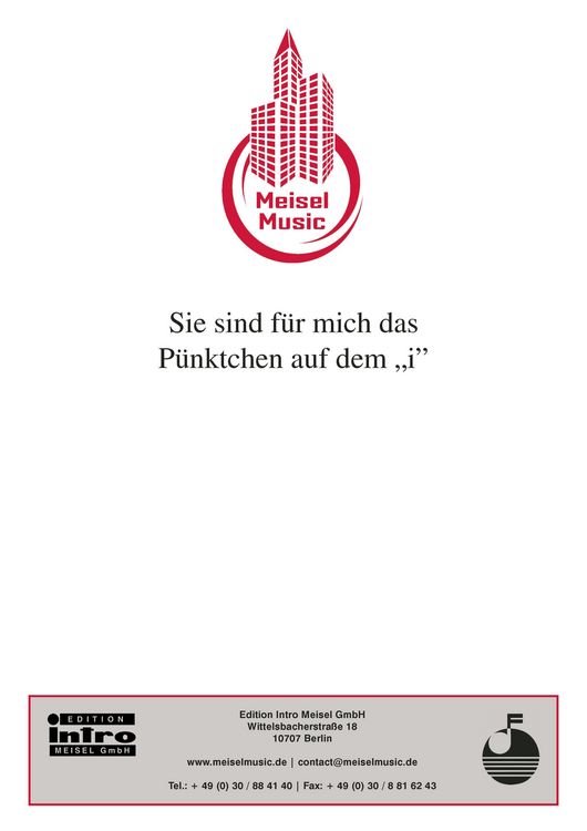 Produktbild: Sie sind f&uuml;r mich das P&uuml;nktchen auf dem "i"