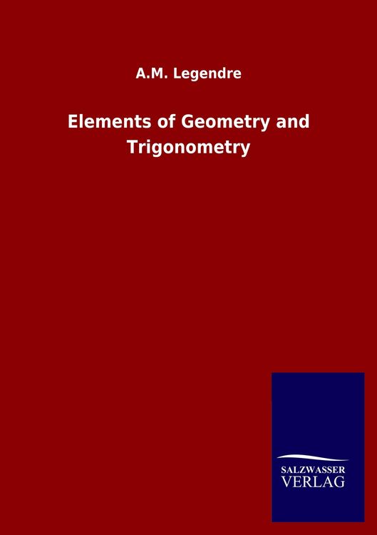 Produktbild: Elements of Geometry and Trigonometry