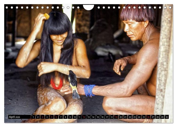Produktbild: XINGU - Fluss der Menschenwesen (Wandkalender 2026 DIN A4 quer), CALVENDO Monatskalender