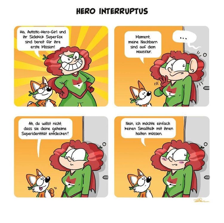 Die Abenteuer von Autistic Hero-Girl
