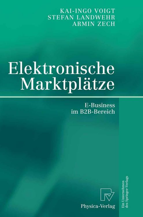 Produktbild: Elektronische Marktpl&auml;tze