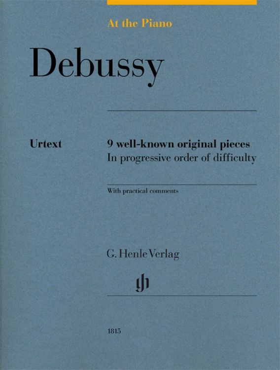 Produktbild: Claude Debussy - At the Piano - 9 well-known original pieces