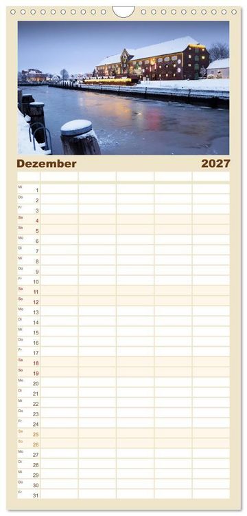 Produktbild: Familienplaner 2027 - Schleswig-Holstein - Momente zwischen den Meeren mit 5 Spalten (Wandkalender, 21 x 45 cm) CALVENDO