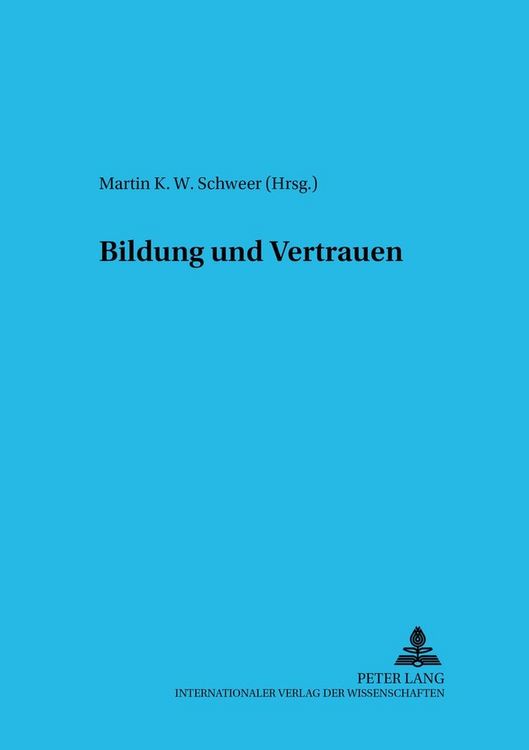 Produktbild: Bildung und Vertrauen