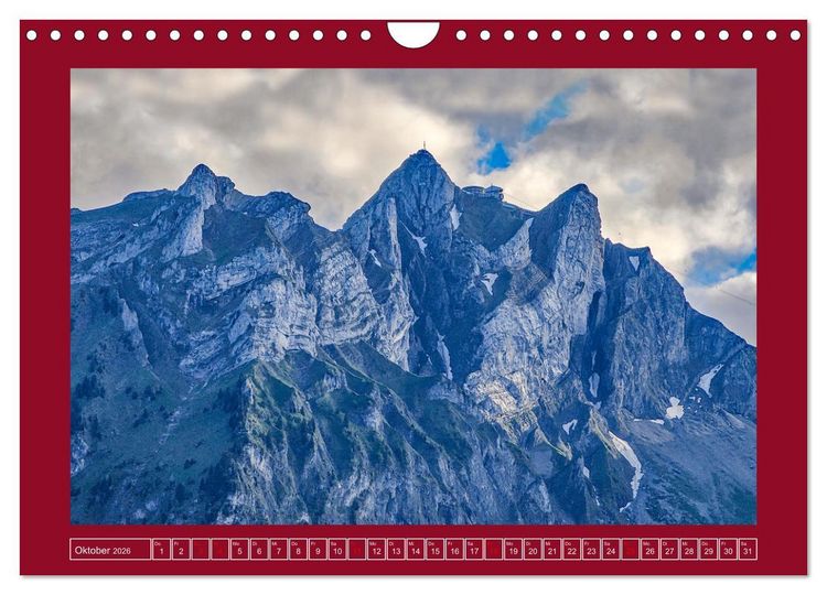 Produktbild: Gr&uuml;ezi in den Schweizer Bergen (Wandkalender 2026 DIN A4 quer), CALVENDO Monatskalender