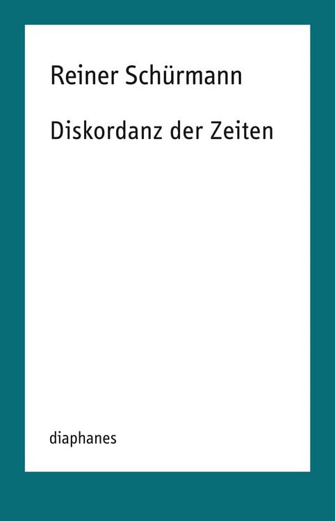 Bild vom Artikel Diskordanz der Zeiten vom Autor Reiner Schürmann