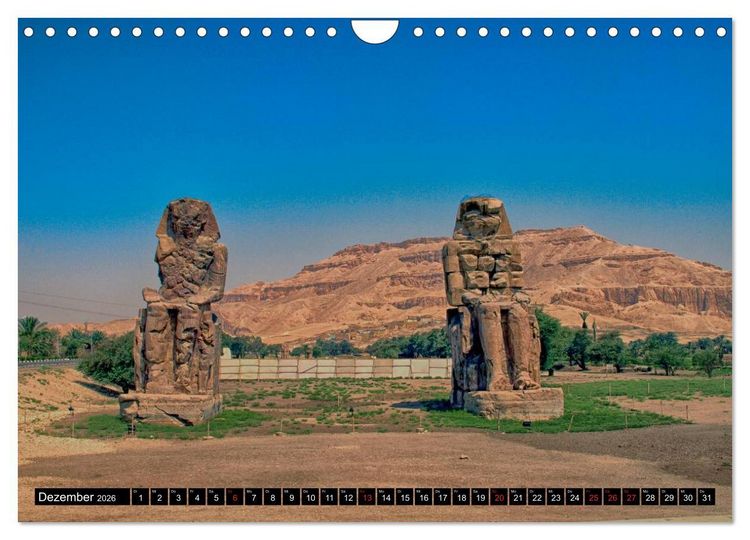Produktbild: Zwischen Luxor und Qena - antikes &Auml;gypten am Nil (Wandkalender 2026 DIN A4 quer), CALVENDO Monatskalender