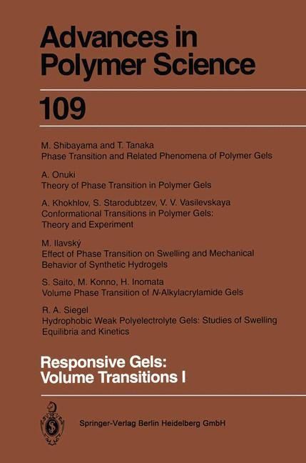 Produktbild: Responsive Gels: Volume Transitions 1