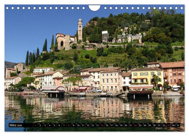 Produktbild: Wundersch&ouml;nes Tessin (Wandkalender 2026 DIN A4 quer), CALVENDO Monatskalender