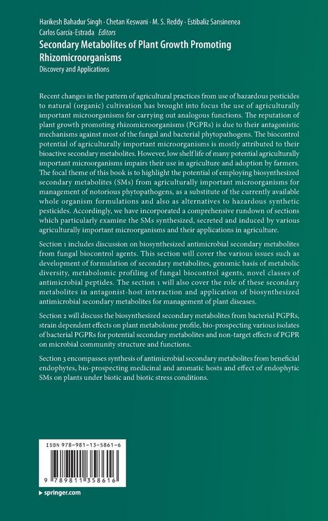 Produktbild: Secondary Metabolites of Plant Growth Promoting Rhizomicroorganisms