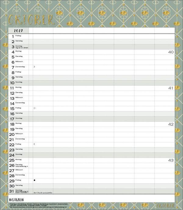 Produktbild: Multiplaner - Time for glamour 2027