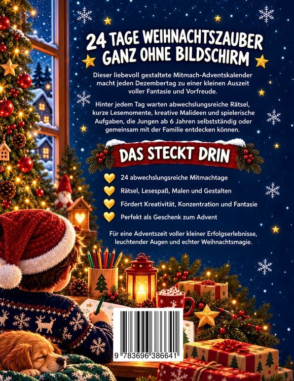 Produktbild: Mein erster Mitmach-Adventskalender - 100% Offline 1000% Weihnachtszauber