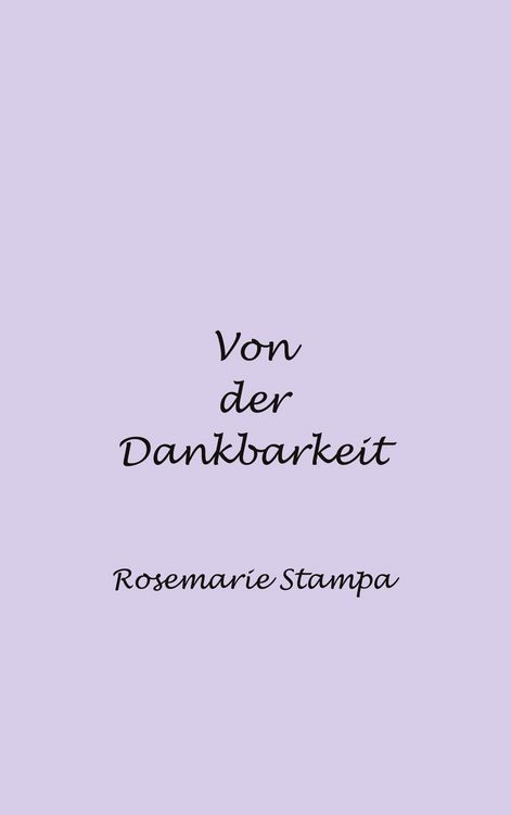 Produktbild: Von der Dankbarkeit