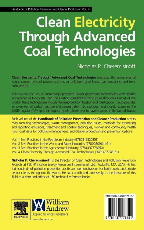 Produktbild: Clean Electricity Through Advanced Coal Technologies