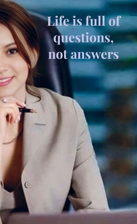Produktbild: Life is full of questions, not answers