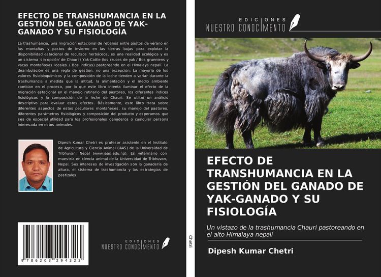 Produktbild: Efecto De Transhumancia En La Gesti&oacute;n Del Ganado De Yak-Ganado Y Su Fisiolog&iacute;a