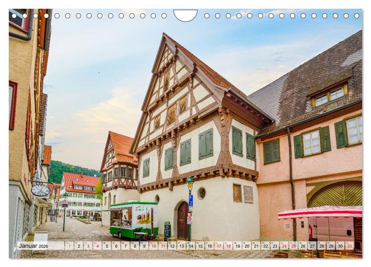 Produktbild: Blaubeuren Impressionen (Wandkalender 2026 DIN A4 quer), CALVENDO Monatskalender