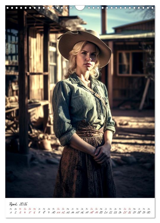 Produktbild: Starke Cowgirls (Wandkalender 2026 DIN A3 hoch), CALVENDO Monatskalender