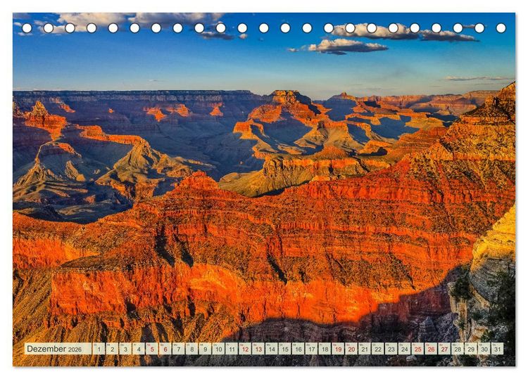 Produktbild: Unterwegs in ARIZONA (Tischkalender 2026 DIN A5 quer), CALVENDO Monatskalender