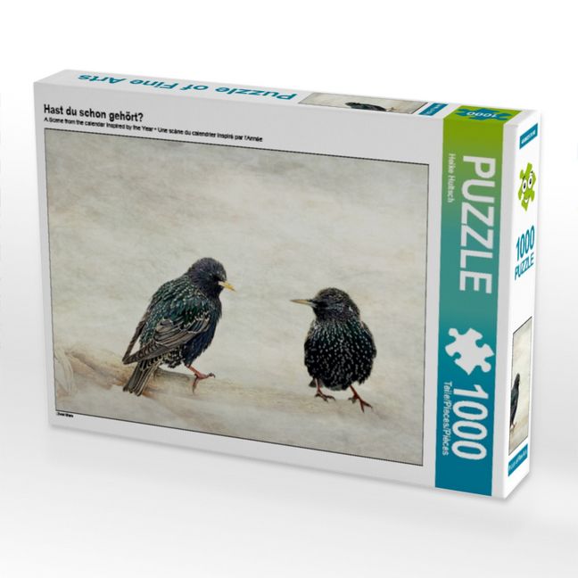 Produktbild: CALVENDO Puzzle Hast du schon geh&ouml;rt? | 1000 Teile Lege-Gr&ouml;&szlig;e 64x48cm Foto-Puzzle f&uuml;r gl&uuml;ckliche Stunden