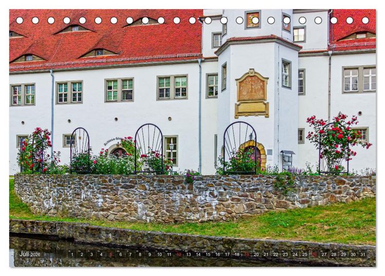 Produktbild: Barockgarten Zabeltitz (Tischkalender 2026 DIN A5 quer), CALVENDO Monatskalender