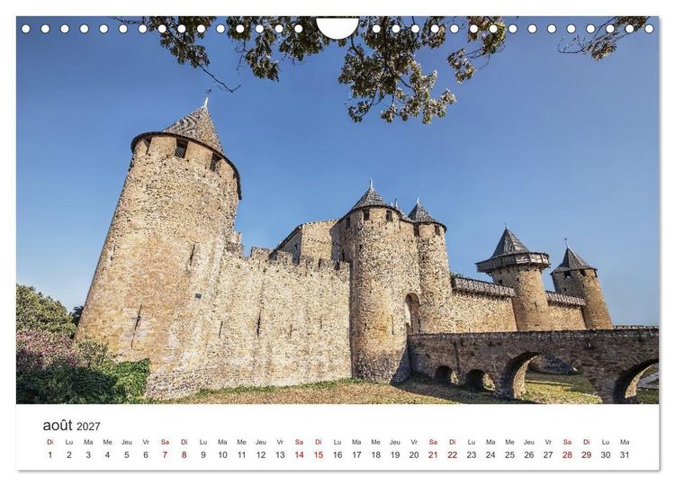 Produktbild: Visite de la France (Calendrier mural 2027 DIN A4 vertical), CALVENDO calendrier mensuel