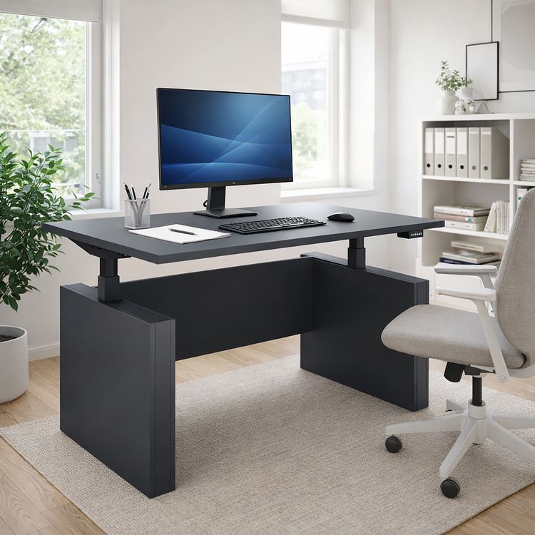 Produktbild: Schreibtisch h&ouml;henverstellbar Salia 140x80