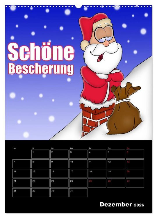 Produktbild: Cartoons - mir doch Bockwurscht (hochwertiger Premium Wandkalender 2026 DIN A2 hoch), Kunstdruck in Hochglanz
