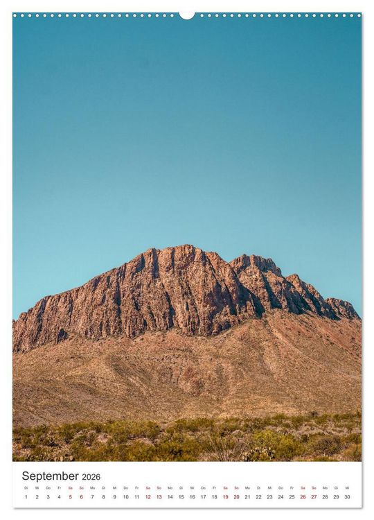 Produktbild: Texas - Eine Reise in den Lone Star State. (Wandkalender 2026 DIN A2 hoch), CALVENDO Monatskalender