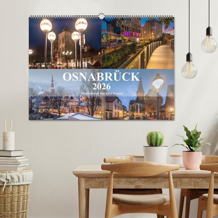 Produktbild: Stadtportrait Osnabr&uuml;ck (Wandkalender 2026 DIN A2 quer), CALVENDO Monatskalender