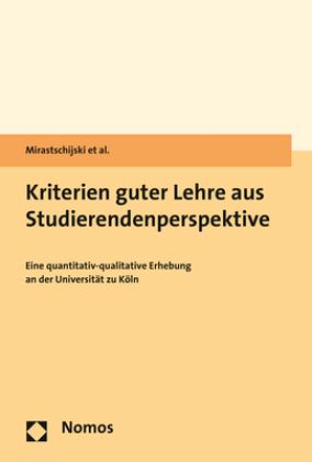 Produktbild: Kriterien guter Lehre aus Studierendenperspektive