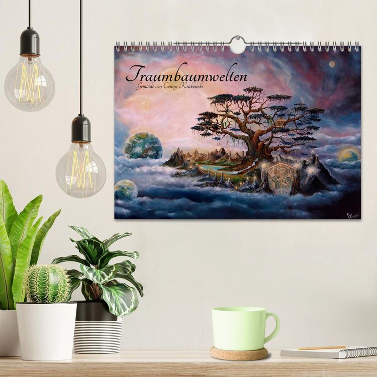 Produktbild: Traumbaumwelten - Gem&auml;lde von Conny Krakowski (Wandkalender 2026 DIN A4 quer), CALVENDO Monatskalender