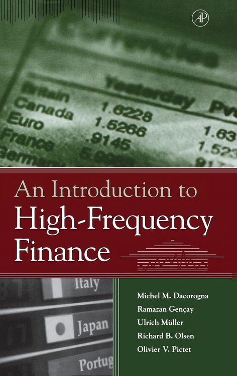 Produktbild: An Introduction to High-Frequency Finance