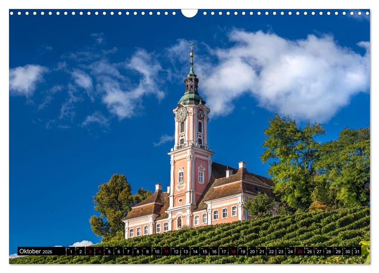 Produktbild: Herbst rund um den Bodensee (Wandkalender 2026 DIN A3 quer), CALVENDO Monatskalender