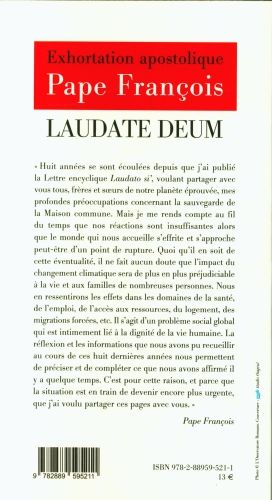 Produktbild: Laudate deum : exhortation apostolique