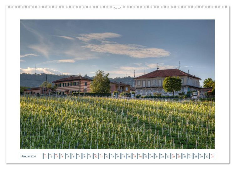 Produktbild: Piemont - am Fu&szlig; der Berge (hochwertiger Premium Wandkalender 2026 DIN A2 quer), Kunstdruck in Hochglanz