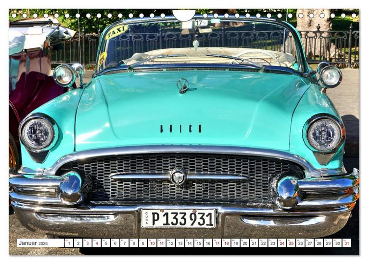 Produktbild: Traum in T&uuml;rkis - Buick Super 50 (Wandkalender 2026 DIN A4 quer), CALVENDO Monatskalender