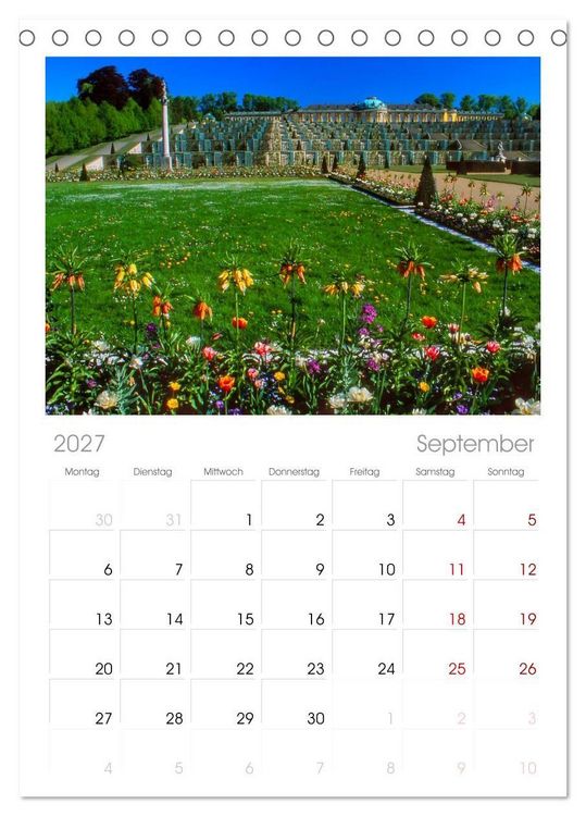 Produktbild: Tischplaner 2027 - POTSDAM. Du bist so sch&ouml;n (A5 Tischkalender zum Aufstellen) CALVENDO