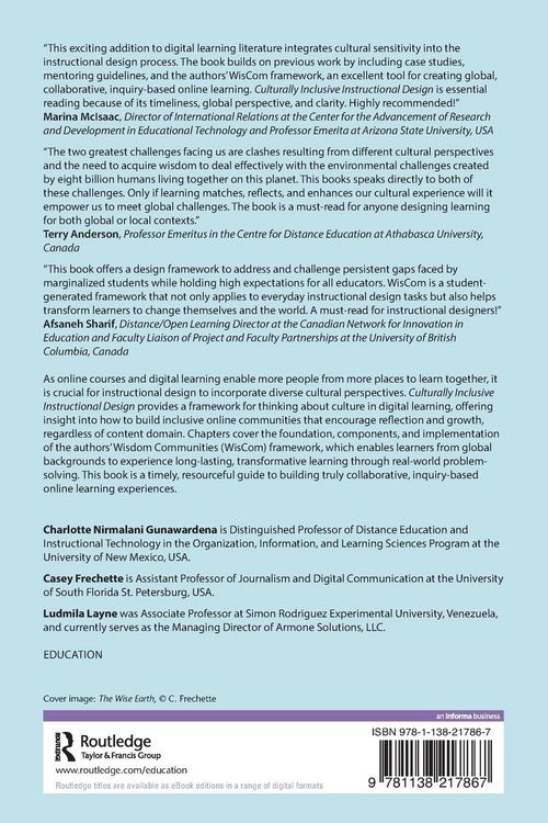 Produktbild: Culturally Inclusive Instructional Design