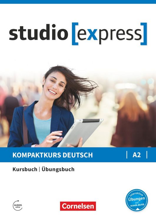 Produktbild: Studio express A2 - Kurs- und Übungsbuch mit Audios online