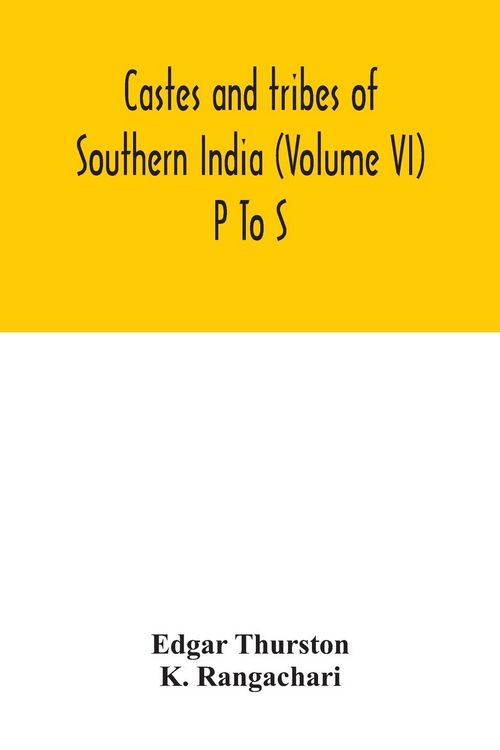 Produktbild: Castes and tribes of southern India (Volume VI) P To S